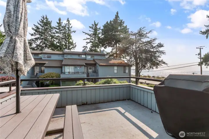 View from south facing deck as well