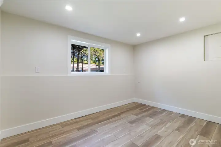 3rd bedroom is downstairs