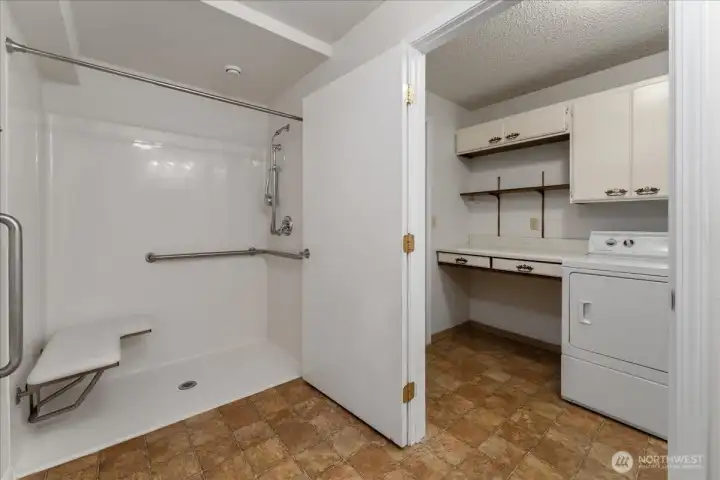 Wheelchair accessible bath