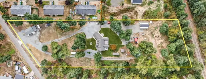 Home has a survey for property boundaries