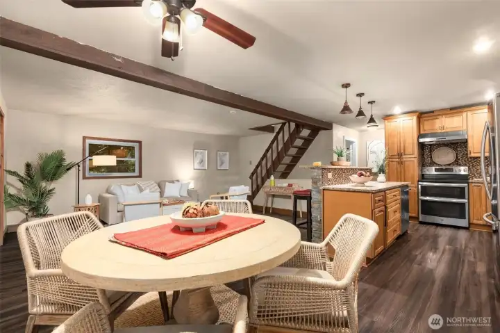 Breakfast Nook Off Kitchen