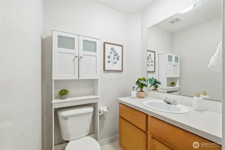 1/2 bath on main level