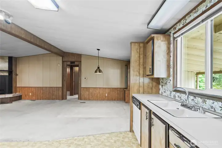 Kitchen + Dining room