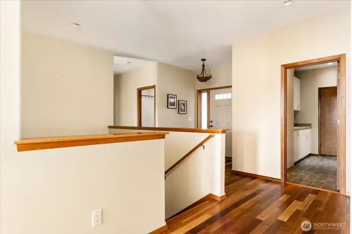 Transition to the lower level for even more privacy and comfort.