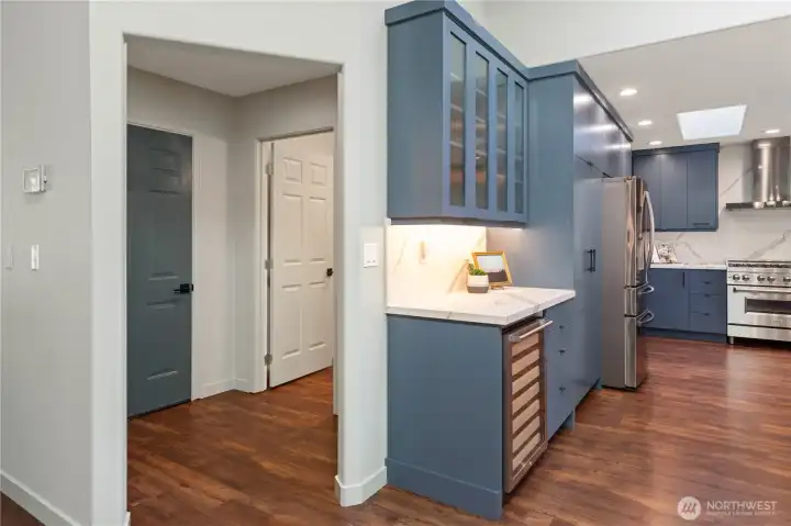 Laundry room through the doorway.