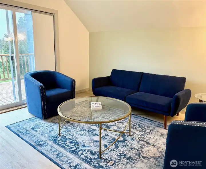 Enough room for a bed and furnishings.