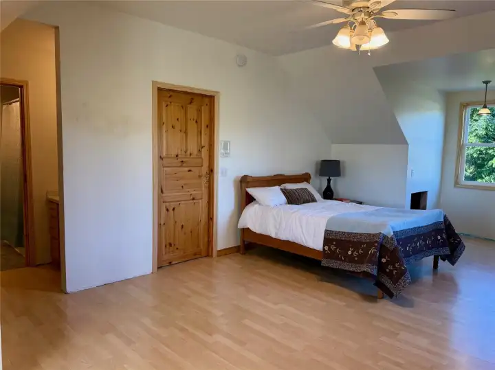 One of the upstairs bedrooms