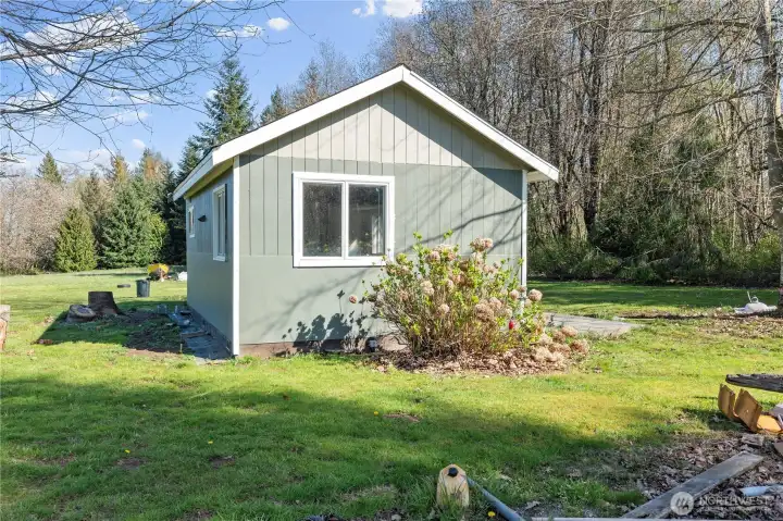 The DADU is still being worked on and will be ready before closing. New roof and new exterior paint.