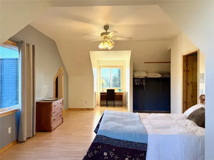Both upstairs bedrooms are similar to this one.