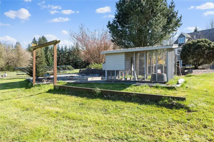 What acreage property would be complete without a chicken coop.