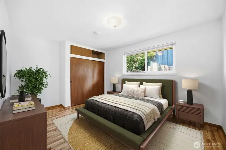 Another view of the second bedroom.