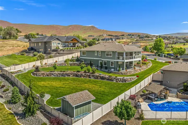 3,200 square feet ~ .44 Acre