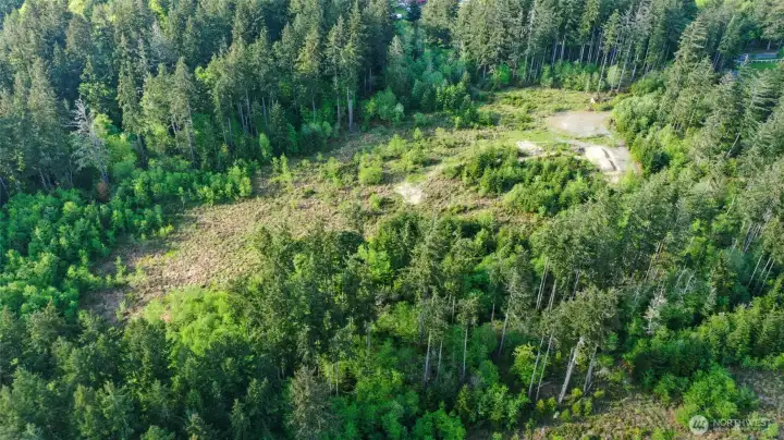 Here is a tighter overhead look at LOT B.