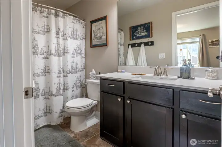Upstairs Hallway bathroom