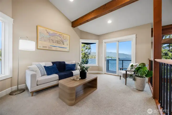 A perfect place to read, nap, dream and watch the eagles.