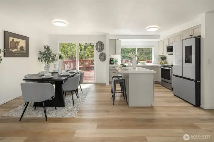 New Cabinets, Quartz Counters, Smart Appliances,