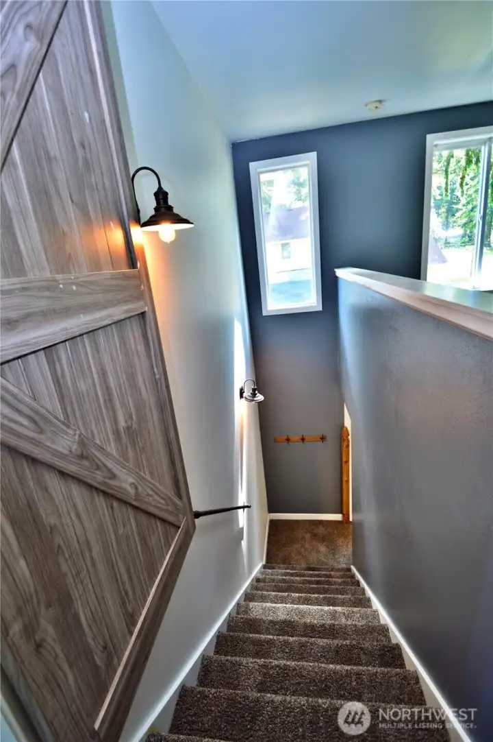 Stairs to second floor