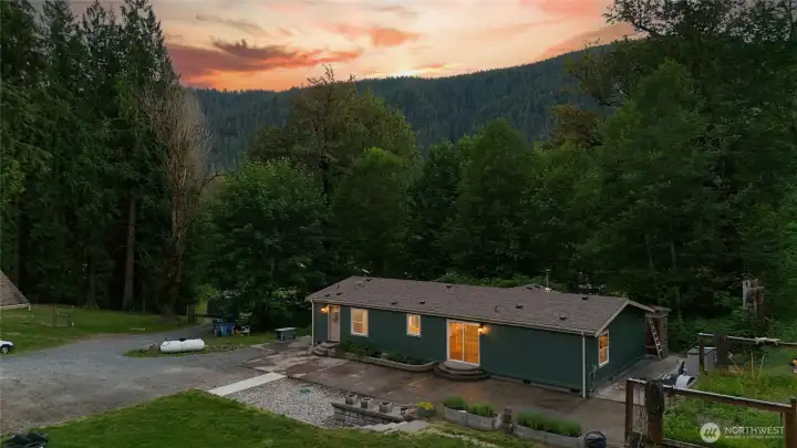 Enjoy breathtaking sunset views and a tranquil setting surrounded by mature trees and natural beauty. Enjoy breathtaking sunset views and a tranquil setting surrounded by mature trees and natural beauty.