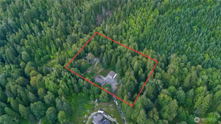 Nearly 5 private acres surrounded by mature evergreens, offering a rare combination of seclusion, usable land, and room to explore. Nearly 5 private acres surrounded by mature evergreens, offering a rare combination of seclusion, usable land, and room to explore.