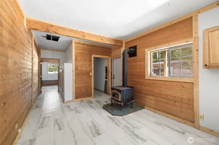 ADU Living Space w/ half bath ADU Living Space w/ half bath