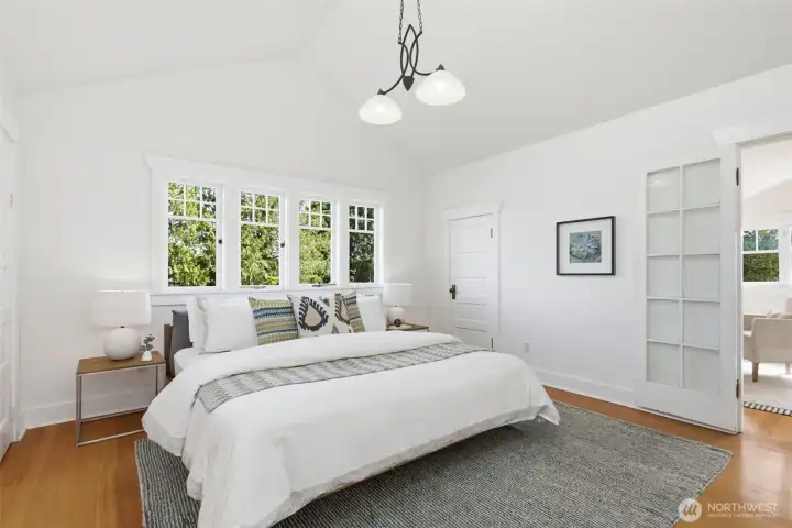 Primary bedroom with attached bonus room