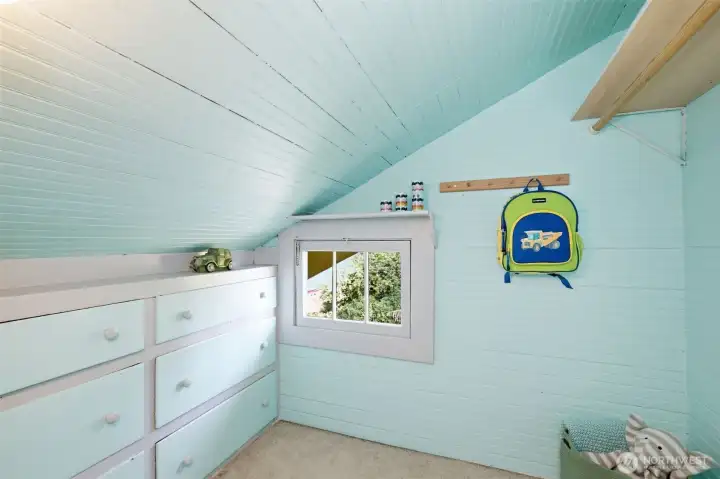 Second bedroom large walk in closet