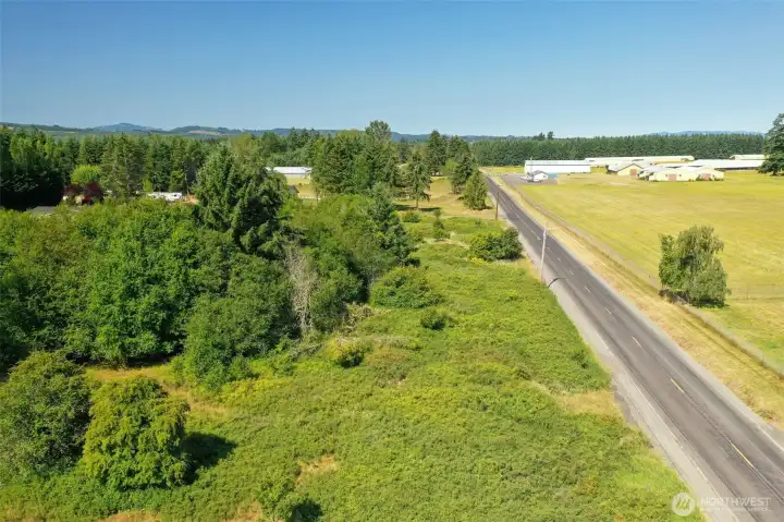 Approach off Harmon road for future use Approach off Harmon road for future use