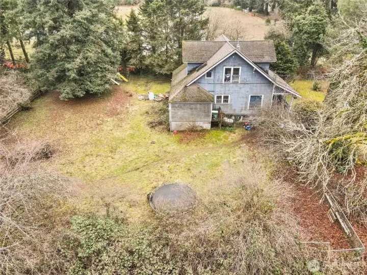 LEFT SIDE VIEW of the home.