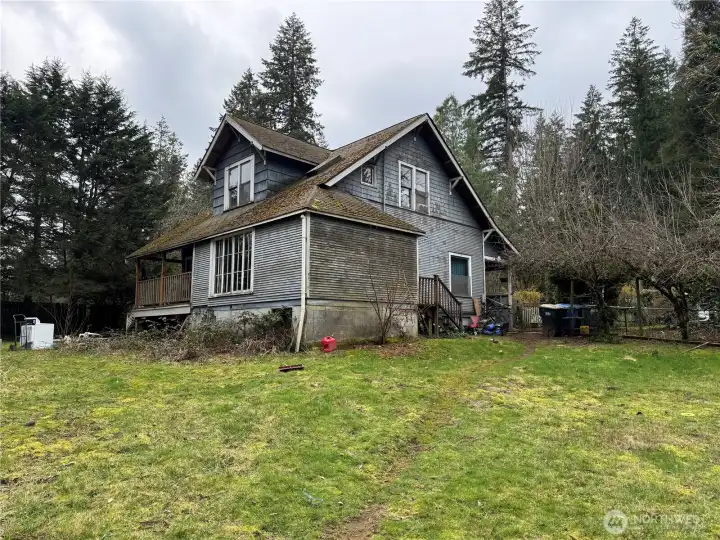 REAR VIEW of Home