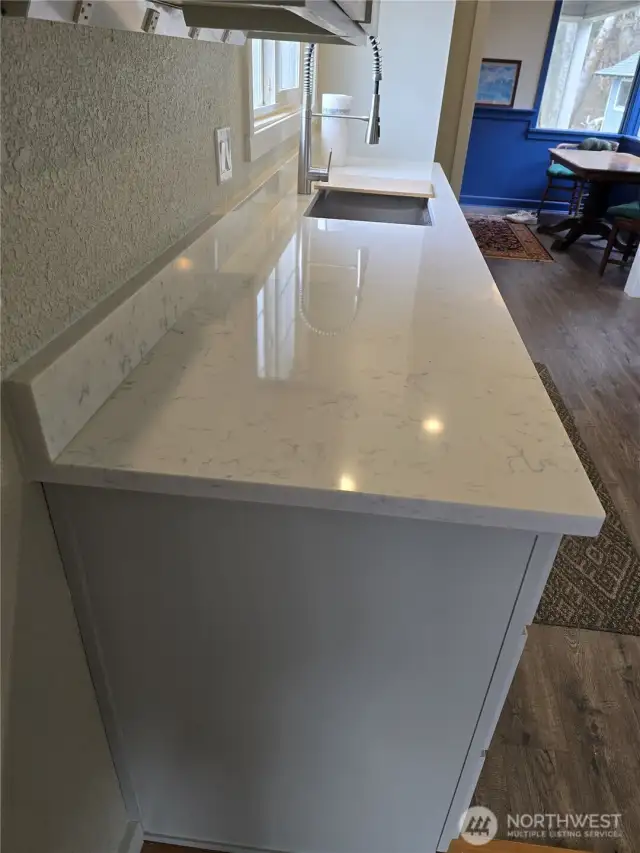 quartzite counter tops.