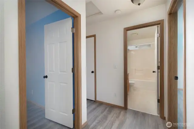 Upstairs hallway.
