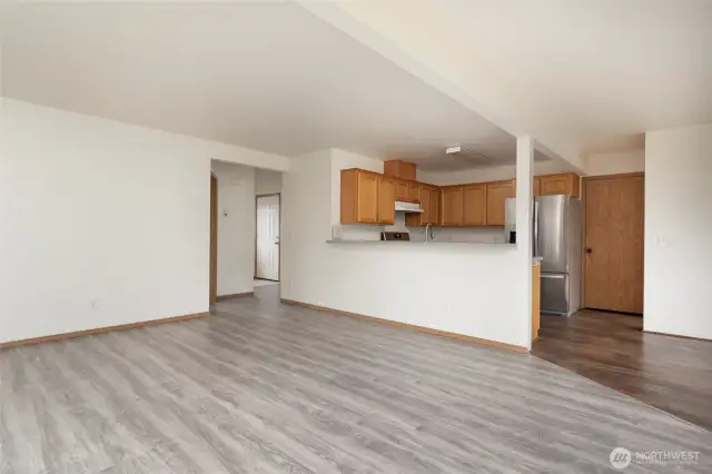 Open floor-plan.