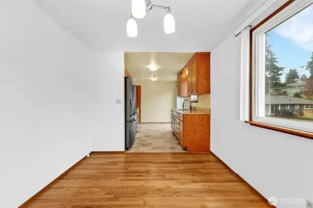 Dining room off kitchen