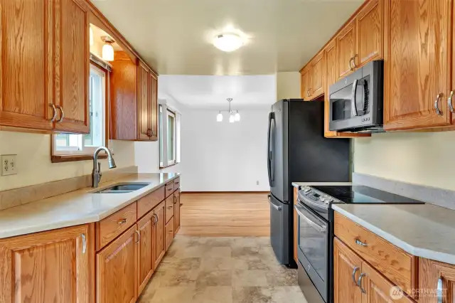 Updated Kitchen.  All appliances stay.