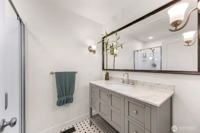 Remodeled primary bathroom