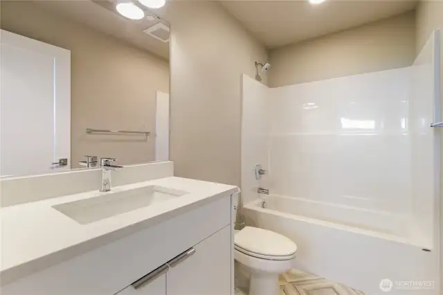 Second bathroom on upper level.