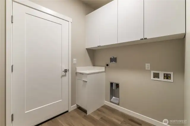 Utility room on main floor