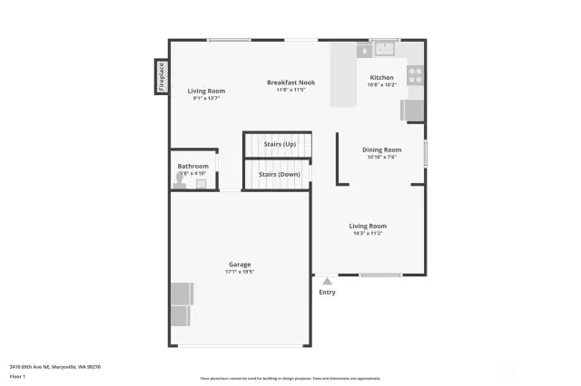 Main Level Floor Plan