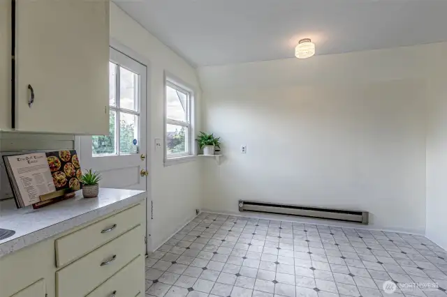 Upstairs Kitchen with Eat in Space
