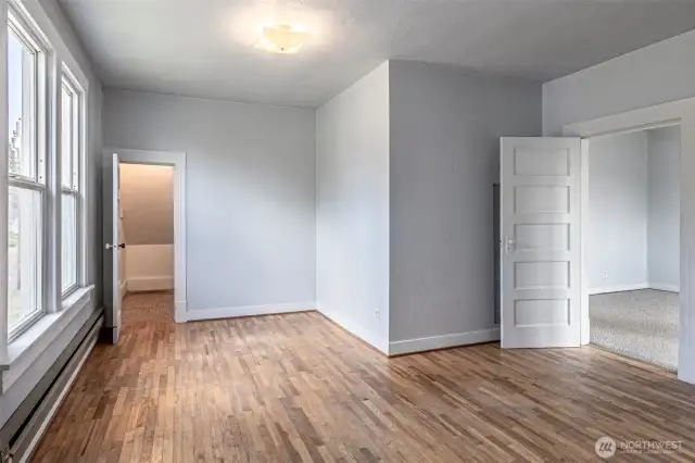 Upstairs Bedroom with walk-in closet