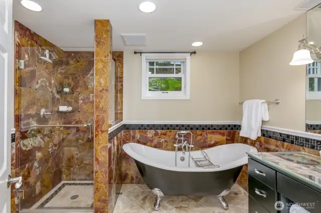 Bathroom in basement.