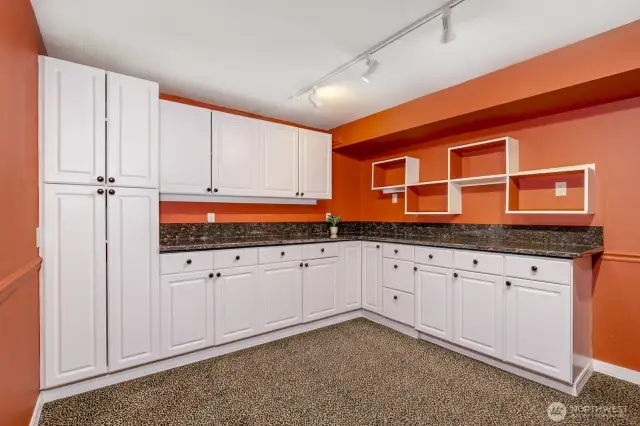 Hobby room off of utility room.