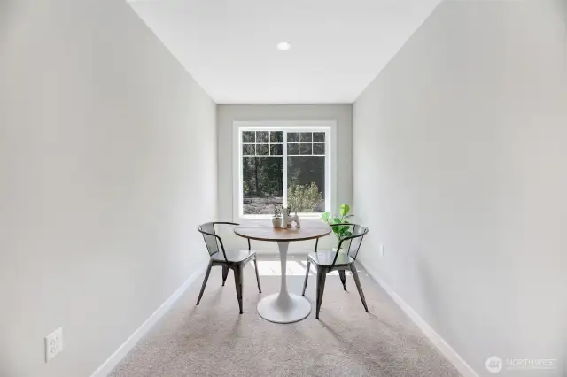 Upstairs bonus nook. Previous built Peak house. Finishes may be different.