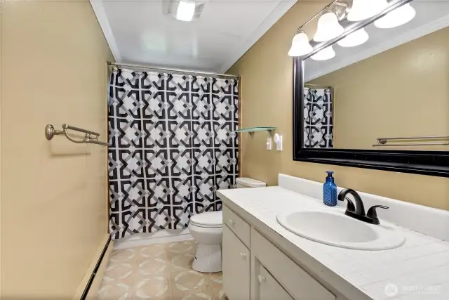 Main, full bathroom.