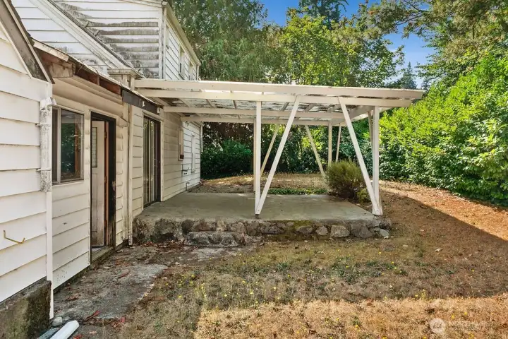 Back,west side of property.