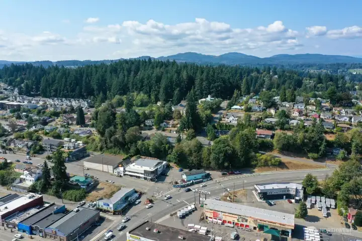 337 N Cambrian is center of photo. Looking left note the multi units. Neighborhood is a mix of single family and multi units.
