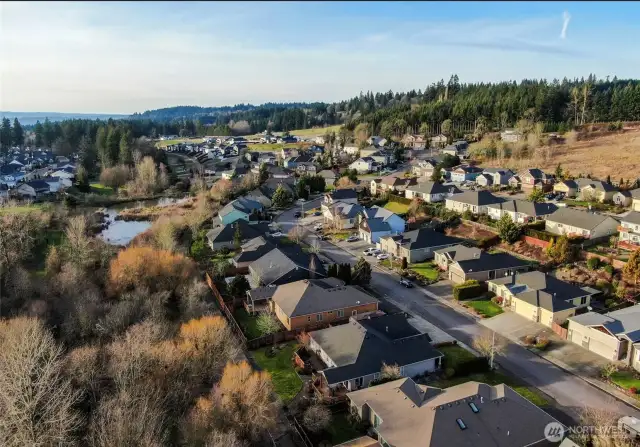 Aerial View-Greenbelt, Trails