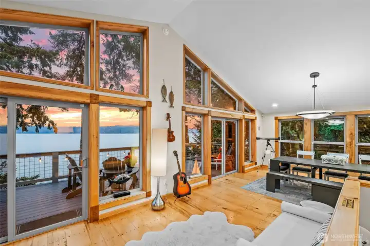 Commanding water views from nearly every angle