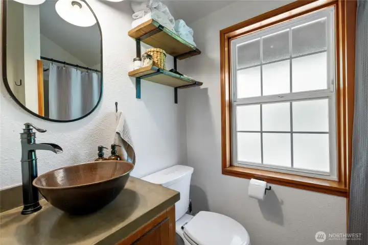 3/4 bath upstairs