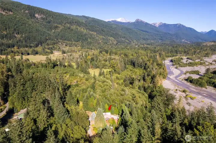 Access to Nisqually River from property